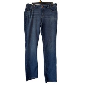 Natural Reflections Women's Blue Straight Leg Jeans Size 14T